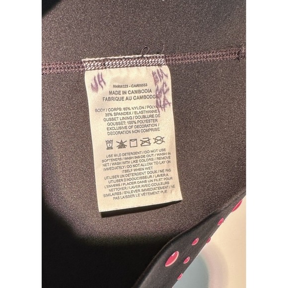 Nike DRI-FIT Womens Black Leggings SZ M - Picture 3 of 8